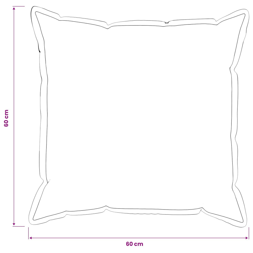 vidaXL Poszewka na poduszkę 2 pcs HOUTEN różowy 60 x 60 cm Bouclé
