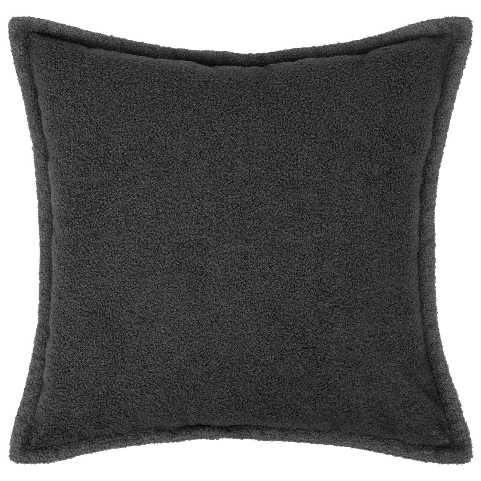 vidaXL Poszewka na poduszkę 2 pcs HOUTEN ciemnoszary 60 x 60 cm Bouclé