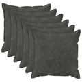 vidaXL Poszewka na poduszkę 6 pcs HOUTEN antracytowy 60 x 60 cm