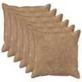 vidaXL Poszewka na poduszkę 6 pcs HOUTEN Ciemnoszary 60 x 60 cm