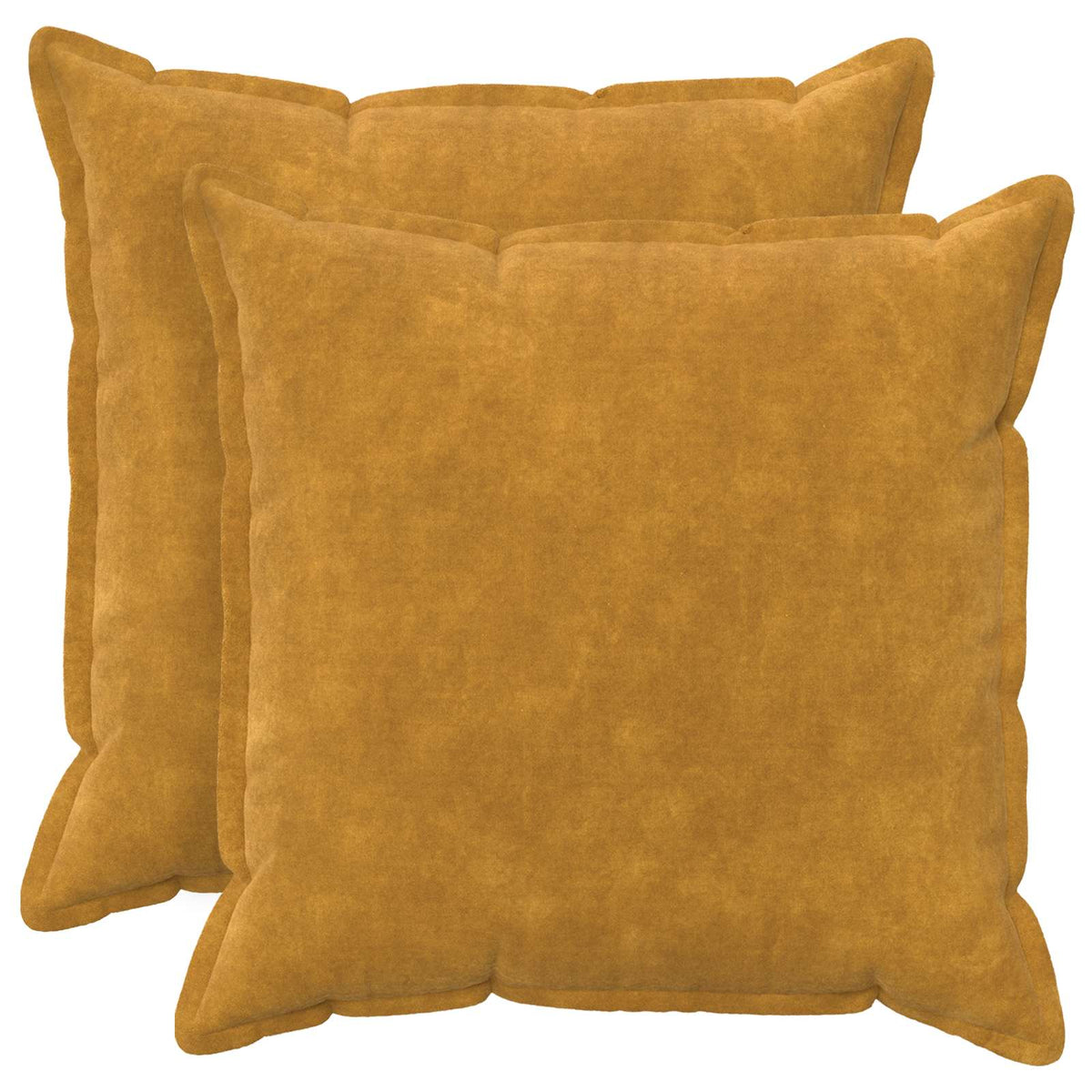 vidaXL Poszewka na poduszkę 2 pcs HOUTEN żółty 60 x 60 cm