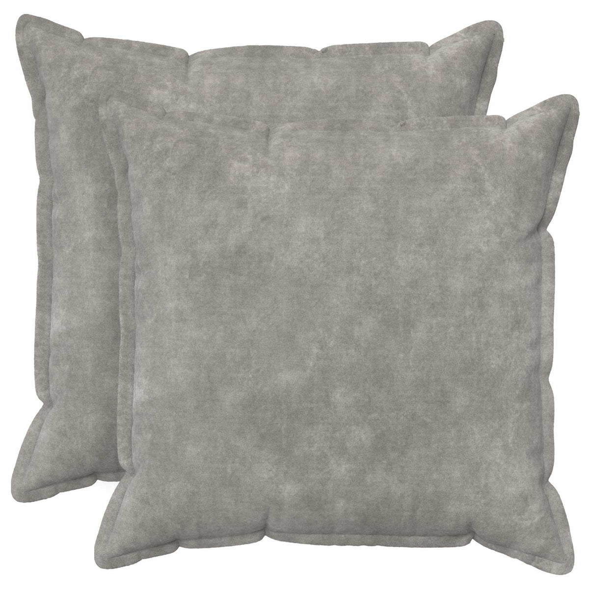 vidaXL Poszewka na poduszkę 2 pcs HOUTEN jasnoszary 60 x 60 cm