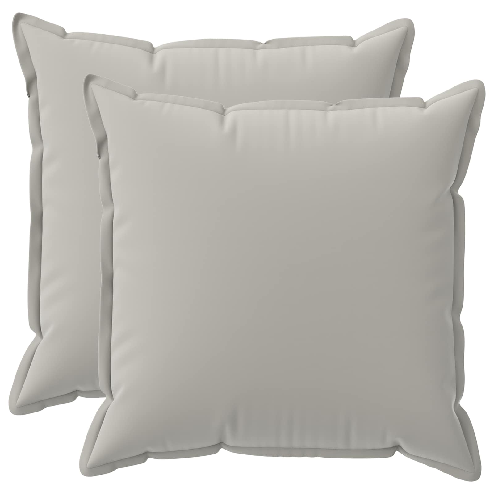 vidaXL Poszewka na poduszkę 2 szt. HOUTEN Szary 60 x 60 cm Poliester