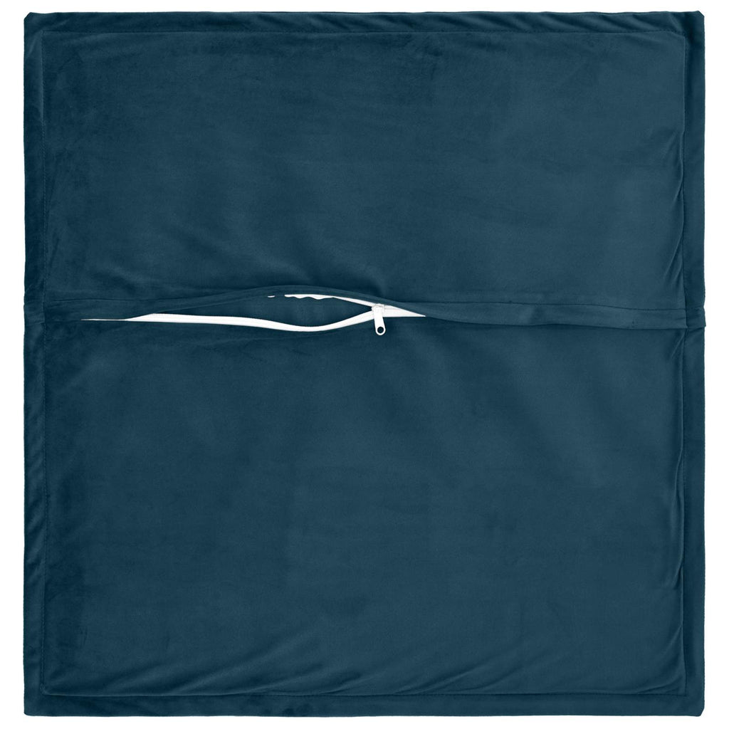 vidaXL Poszewka na poduszkę 2 pcs HOUTEN niebieski 65 x 65 cm Welur