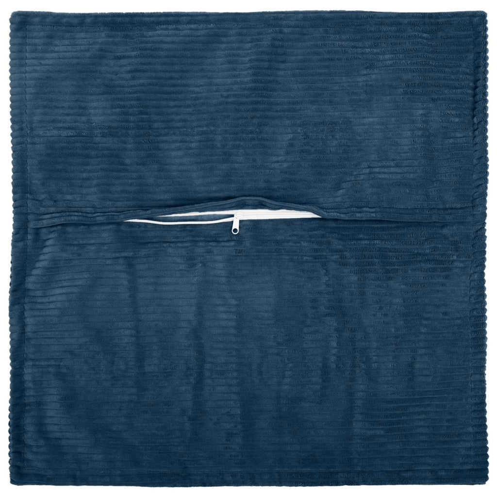 vidaXL Poszewka na poduszkę 2 szt. HOUTEN Granatowy 65 x 65 cm sztruks