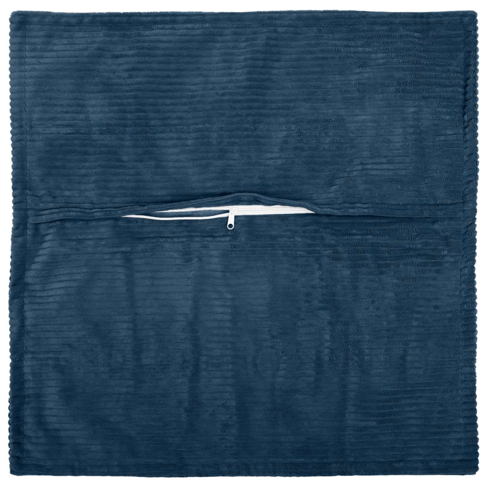 vidaXL Poszewka na poduszkę 2 szt. HOUTEN Granatowy 65 x 65 cm sztruks