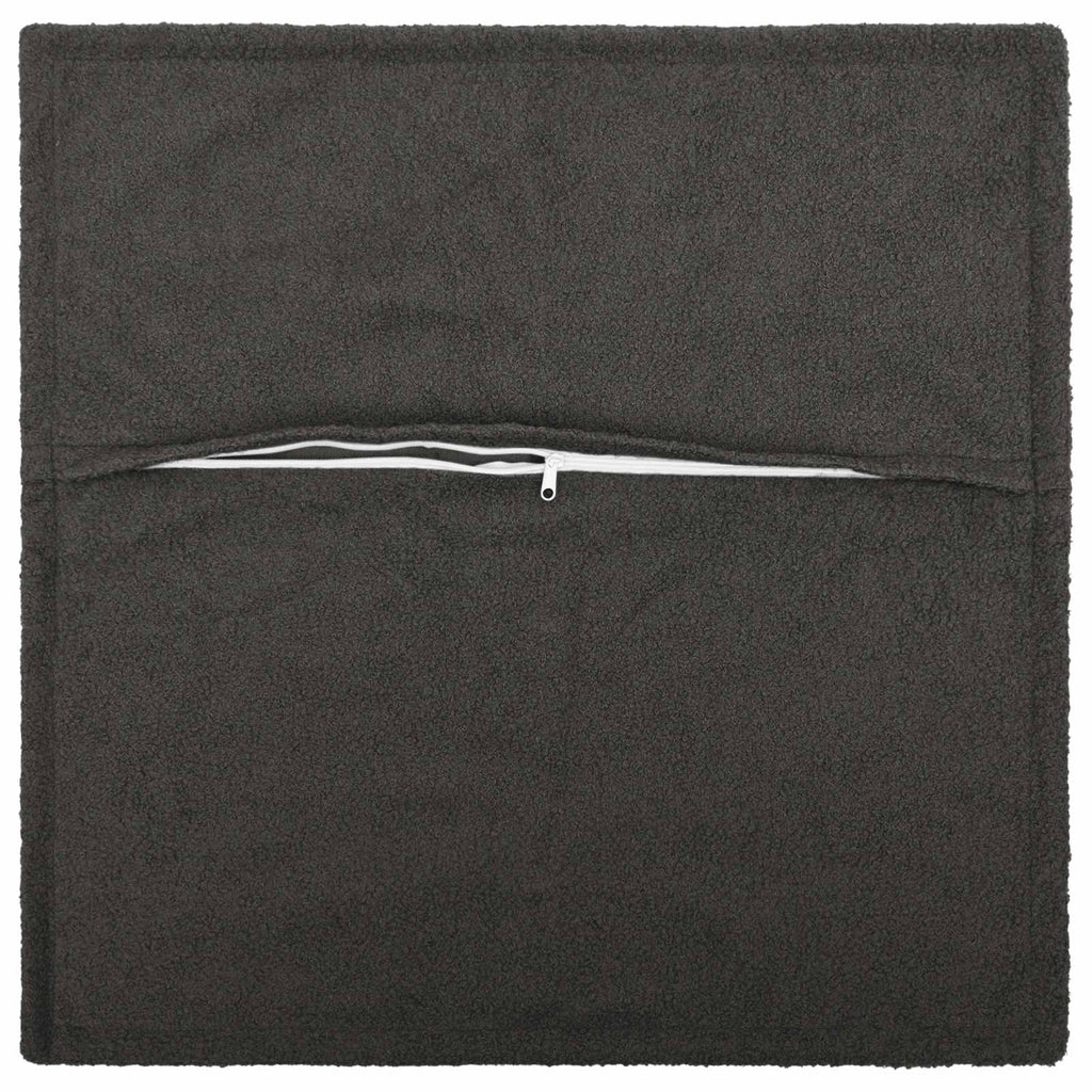 vidaXL Poszewka na poduszkę 6 pcs HOUTEN ciemnoszary 65 x 65 cm Bouclé