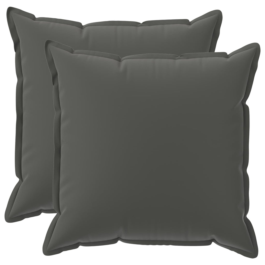 vidaXL Poszewka na poduszkę 2 szt. HOUTEN antracytowy 65 x 65 cm
