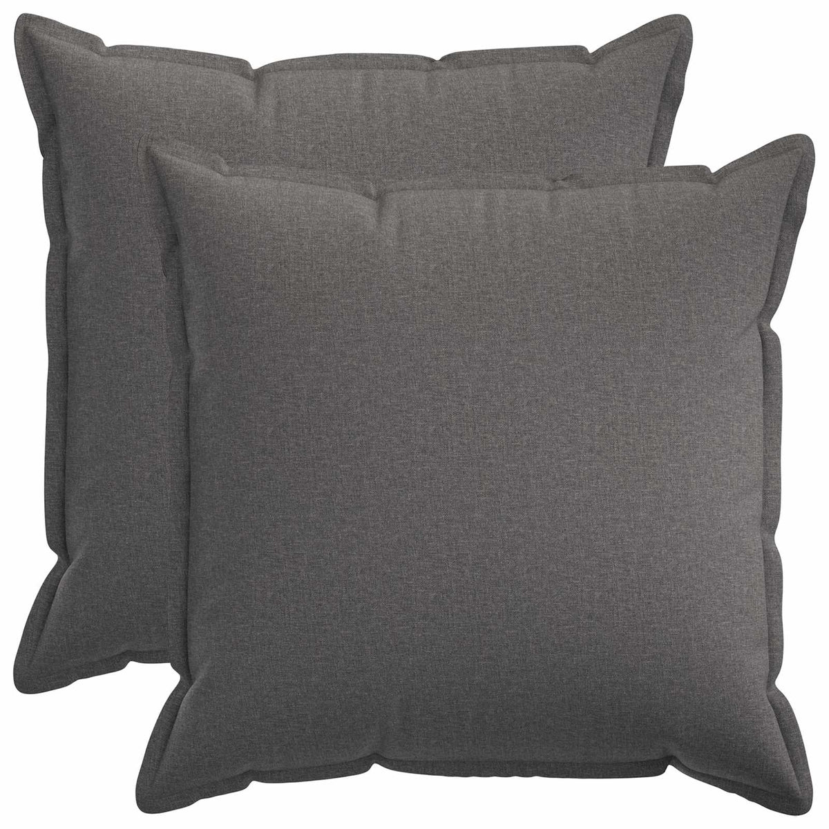 vidaXL Poszewka na poduszkę 2 pcs HOUTEN jasnoszary 70 x 70 cm