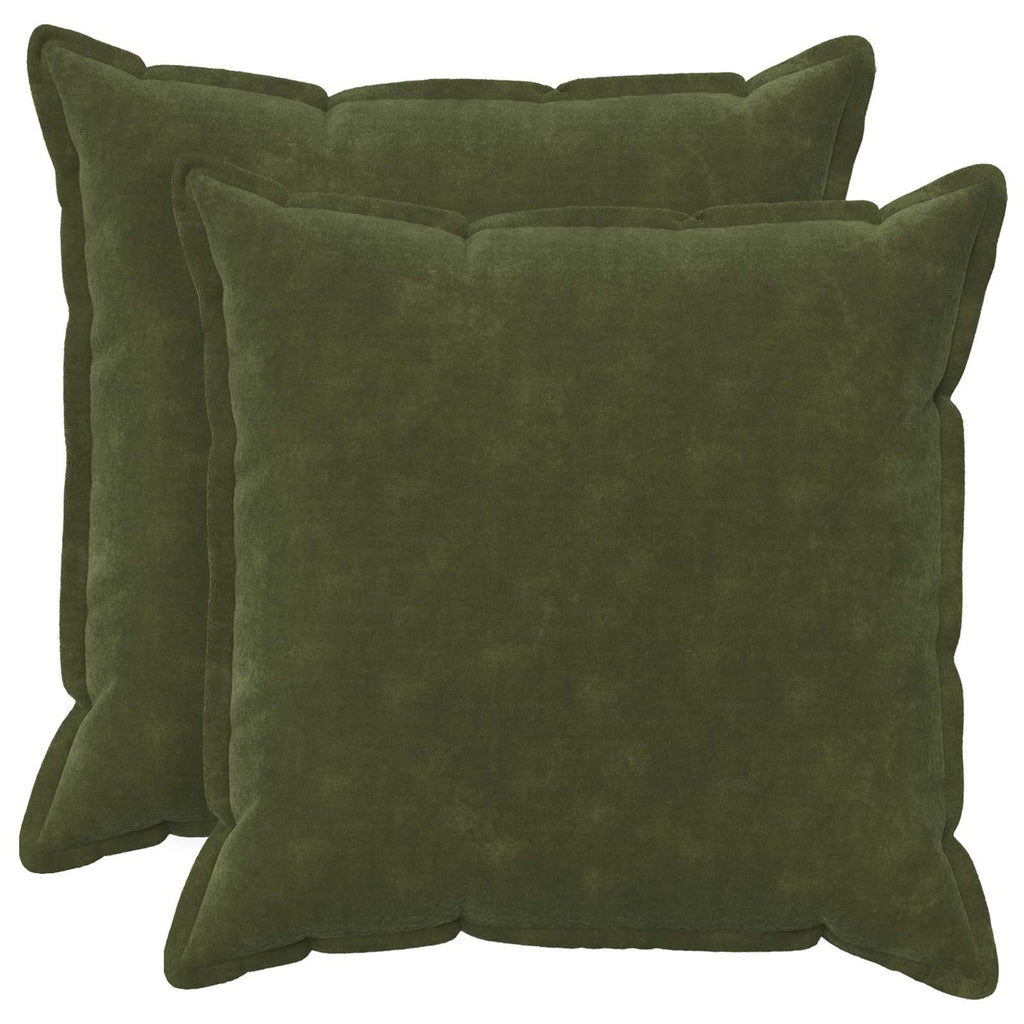 vidaXL Poszewka na poduszkę 2 pcs HOUTEN zielony 70 x 70 cm