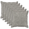 vidaXL Poszewka na poduszkę 6 pcs HOUTEN jasnoszary 70 x 70 cm