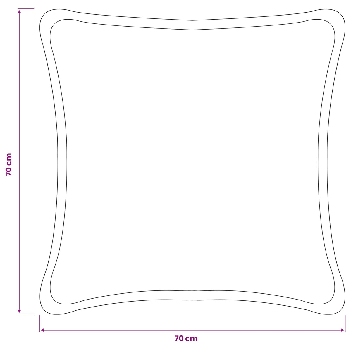 vidaXL Poszewka na poduszkę 2 pcs HOUTEN Ciemnozielony 70 x 70 cm