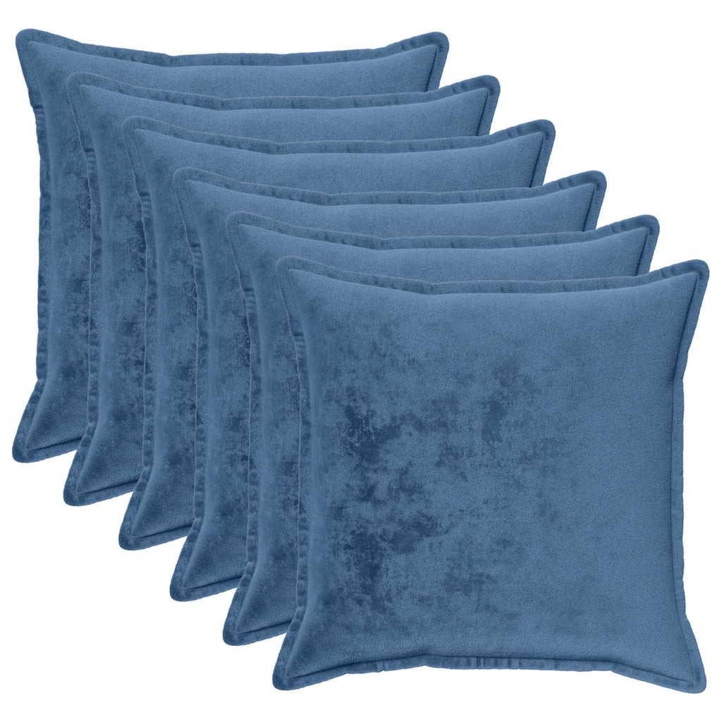 vidaXL Poszewka na poduszkę 6 pcs HOUTEN Jasnoniebieski 70 x 70 cm