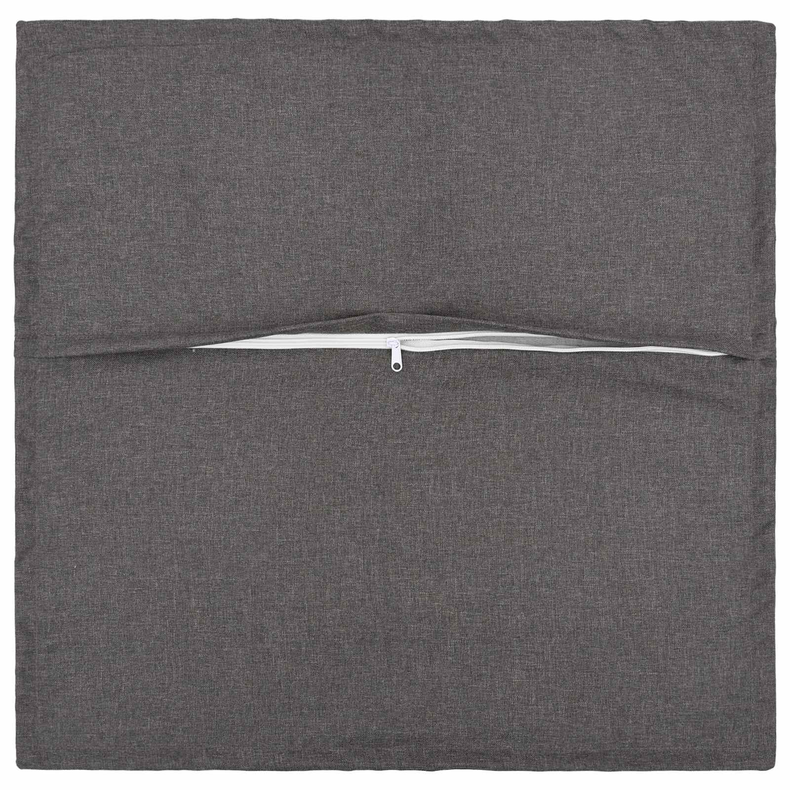 vidaXL Poszewka na poduszkę 2 pcs HOUTEN jasnoszary 80 x 80 cm