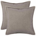vidaXL Poszewka na poduszkę 2 pcs HOUTEN jasnoszary 80 x 80 cm Bouclé