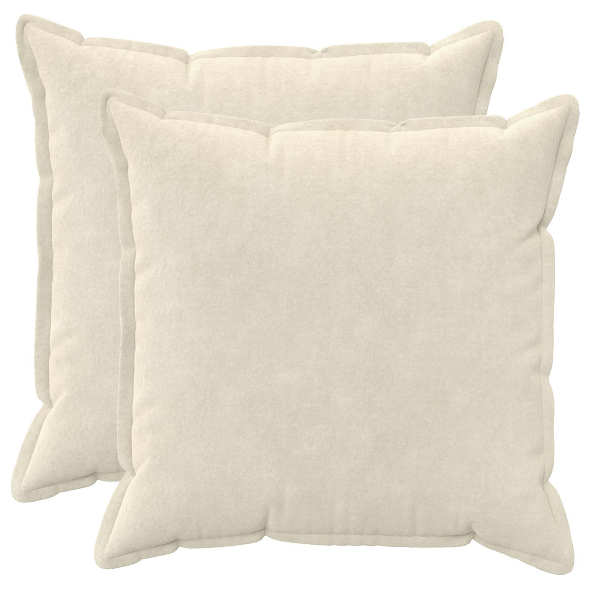 vidaXL Poszewka na poduszkę 2 pcs HOUTEN kremowy 80 x 80 cm