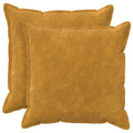 vidaXL Poszewka na poduszkę 2 pcs HOUTEN żółty 80 x 80 cm