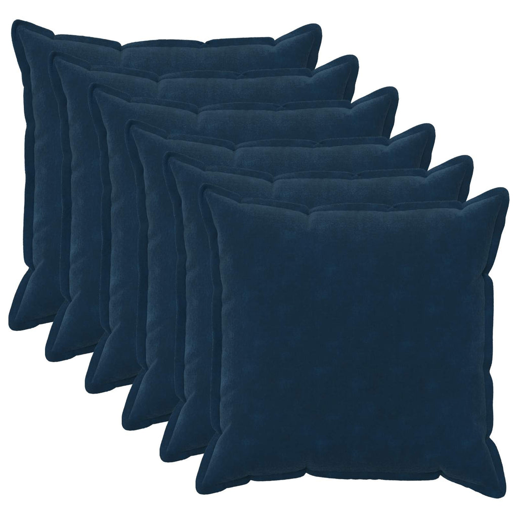vidaXL Poszewka na poduszkę 6 pcs HOUTEN niebieski 80 x 80 cm