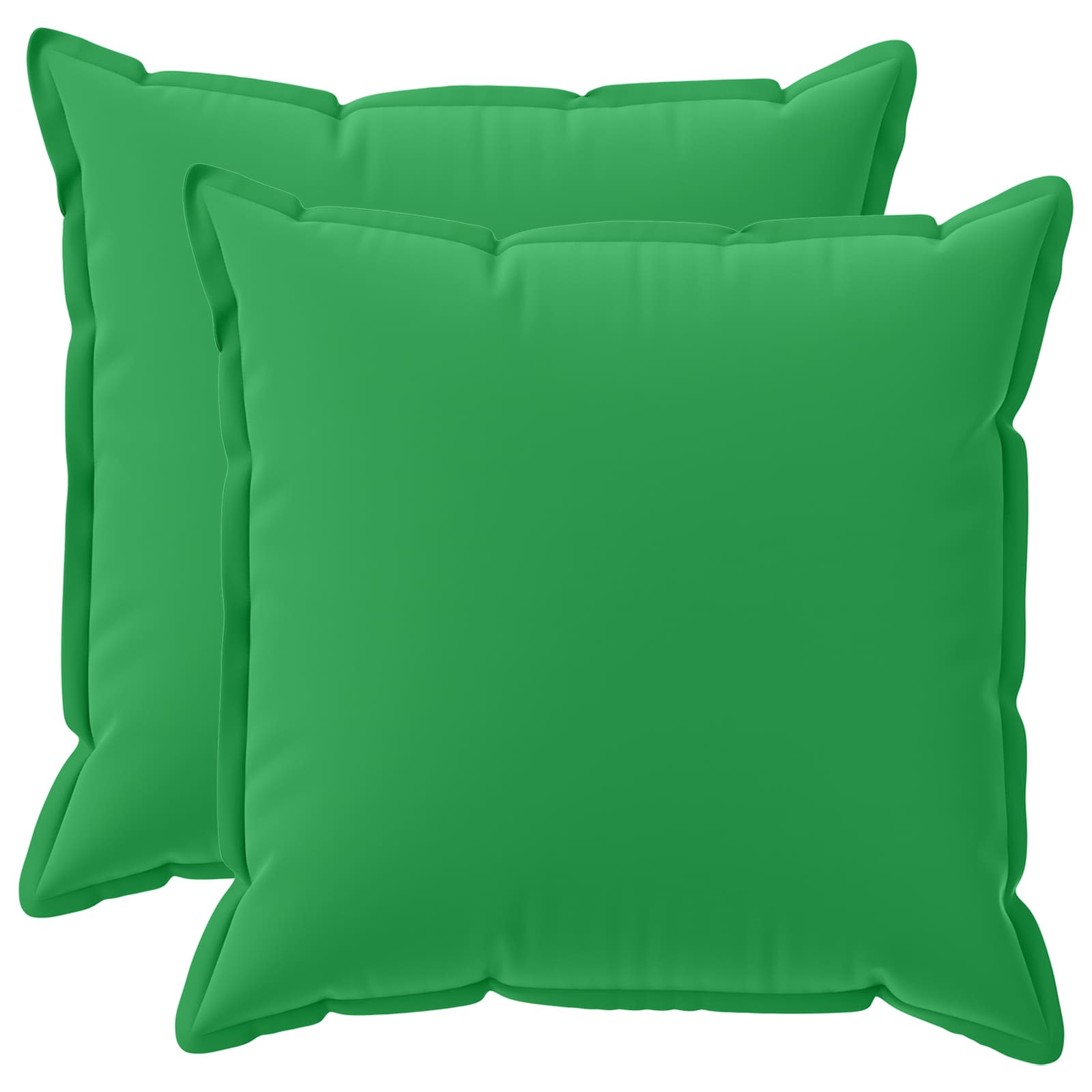 vidaXL Poszewka na poduszkę 2 szt. HOUTEN zielony 80 x 80 cm Poliester