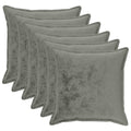 vidaXL Poszewka na poduszkę 6 pcs HOUTEN ciemnoszary 80 x 80 cm