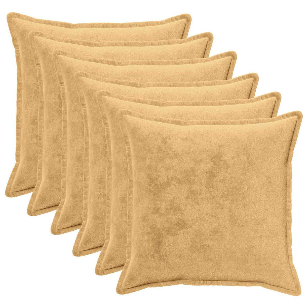 vidaXL Poszewka na poduszkę 6 pcs HOUTEN Ciemnoszary 80 x 80 cm