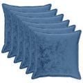 vidaXL Poszewka na poduszkę 6 pcs HOUTEN Jasnoniebieski 80 x 80 cm