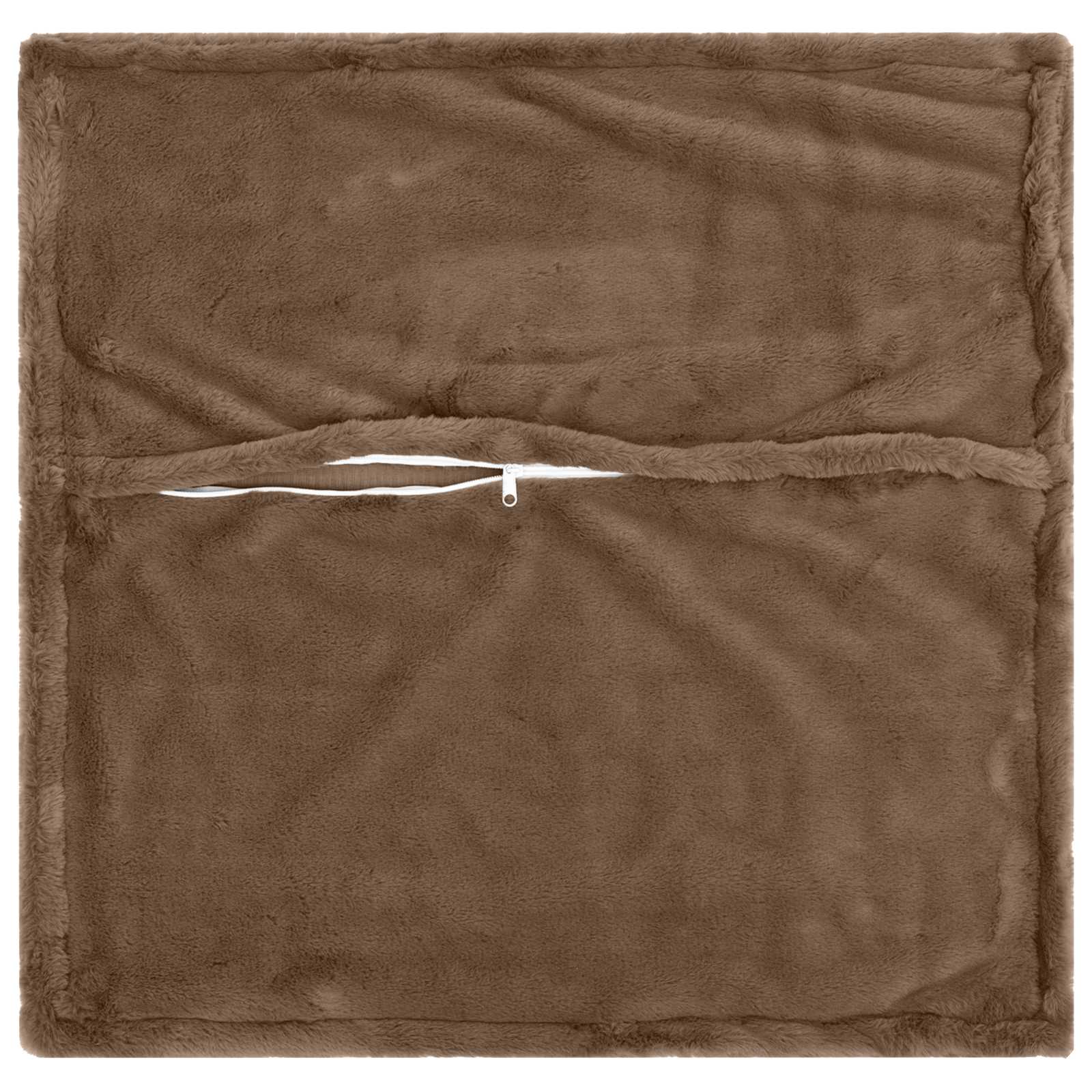 vidaXL Poszewka na poduszkę 6 szt. HOUTEN Jasny Brąz 80 x 80 cm