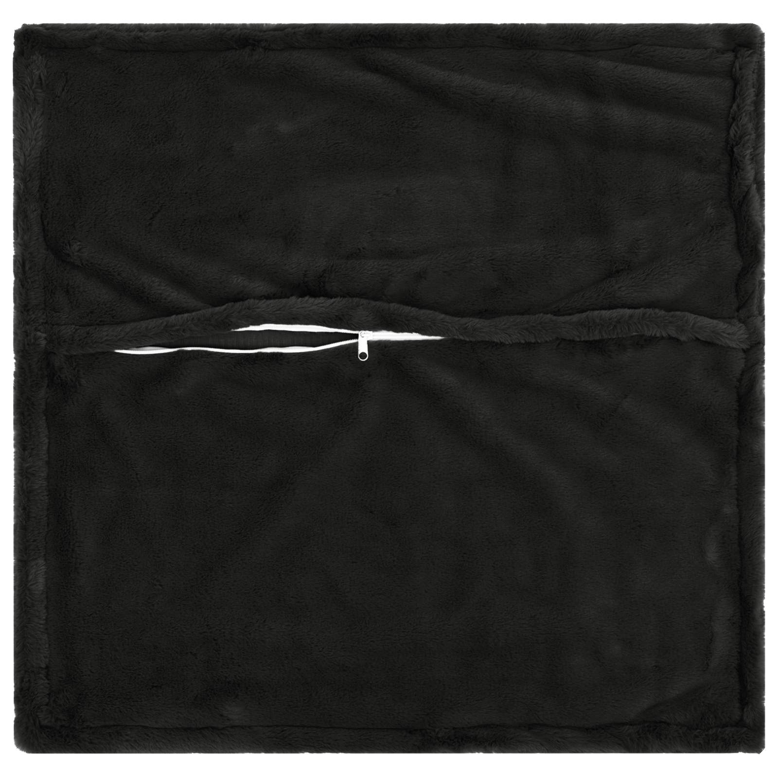 vidaXL Poszewka na poduszkę 2 szt. HOUTEN Czarny 80 x 80 cm