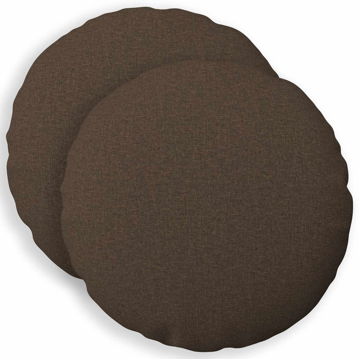vidaXL Poszewka na poduszkę 2 szt. HEERLEN Ciemnoszary Ø 30 cm Fabric