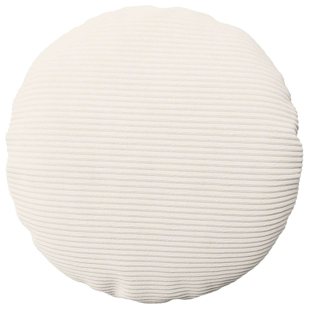 vidaXL Poszewka na poduszkę 2 pcs HEERLEN kremowy Ø 30 cm sztruks