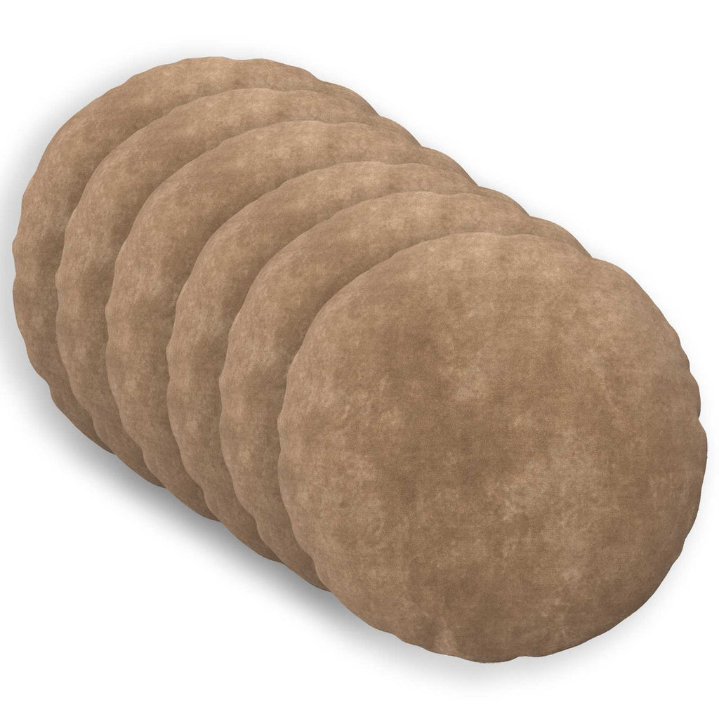 vidaXL Poszewka na poduszkę 6 pcs HEERLEN Ciemnoszary Ø 30 cm