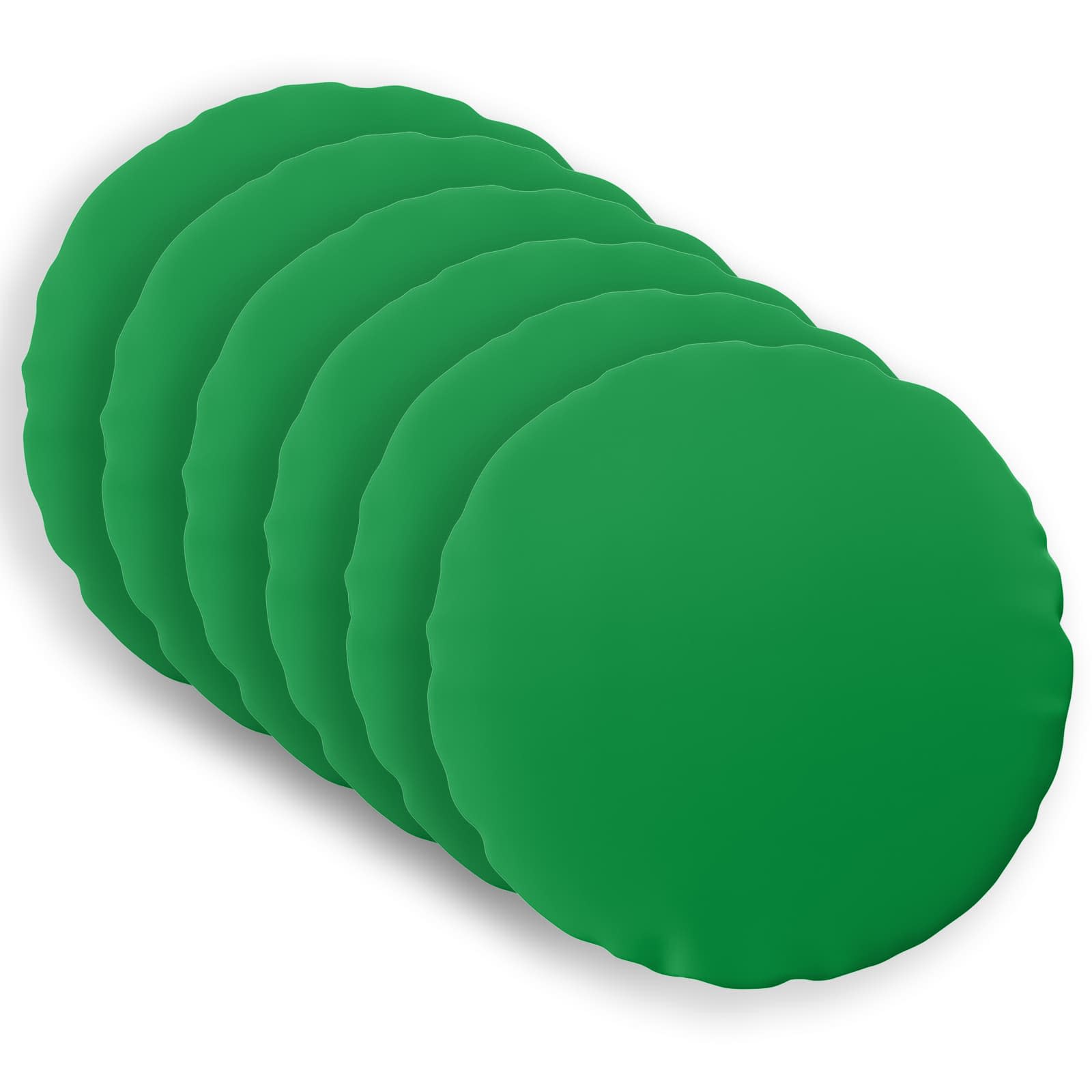 vidaXL Poszewka na poduszkę 6 pcs HEERLEN zielony Ø 30 cm Poliester