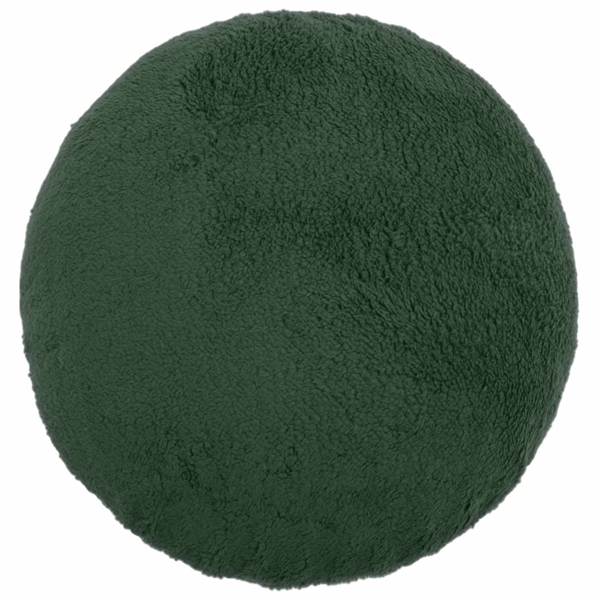 vidaXL Poszewka na poduszkę 2 pcs HEERLEN Ciemnozielony Ø 30 cm Bouclé