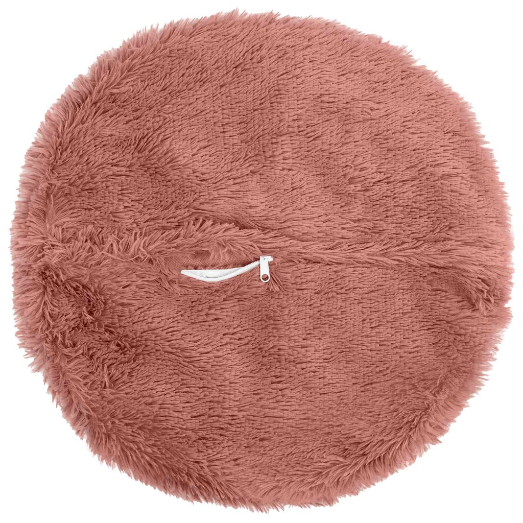 vidaXL Poszewka na poduszkę 6 pcs HEERLEN różowy Ø 30 cm Fleece PV