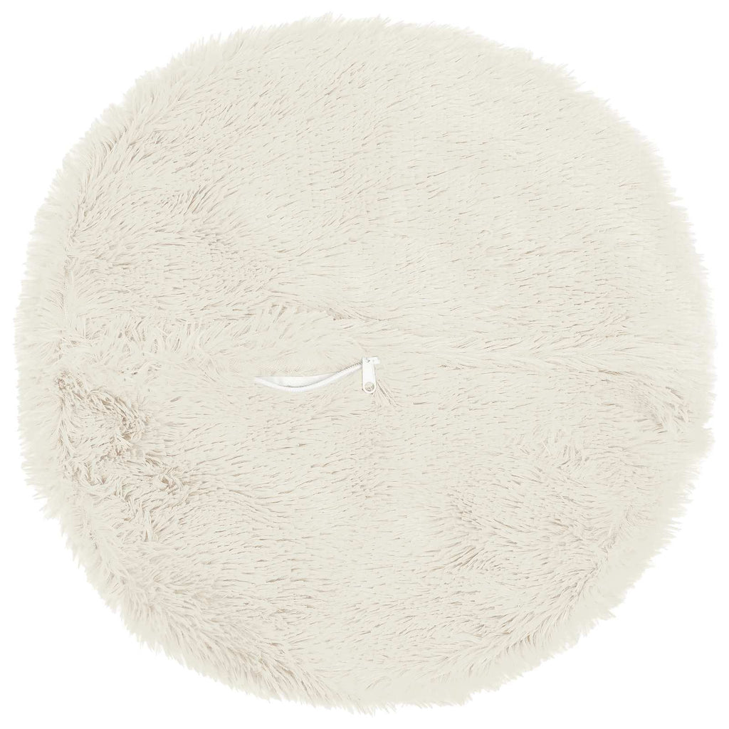 vidaXL Poszewka na poduszkę 6 pcs HEERLEN Biały Ø 30 cm Fleece PV