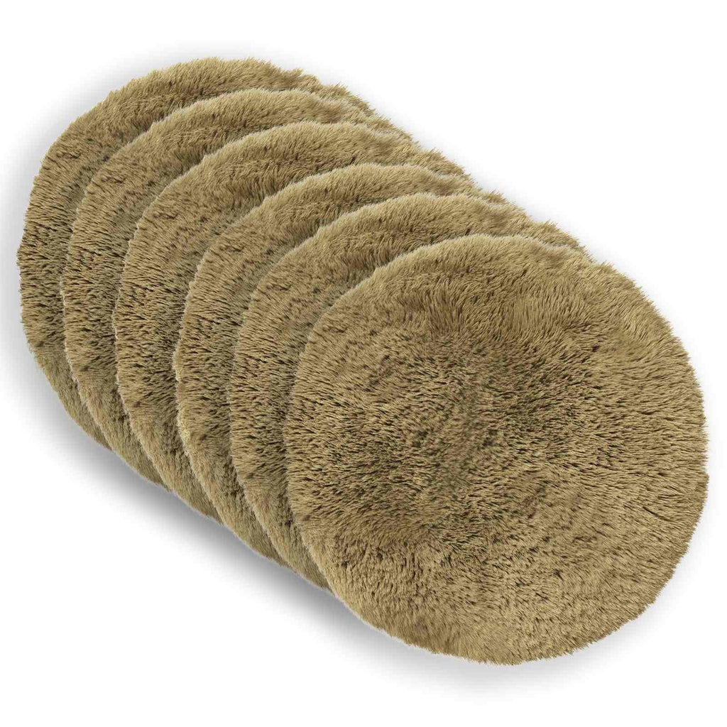 vidaXL Poszewka na poduszkę 6 pcs HEERLEN Jasnozielony Ø 30 cm