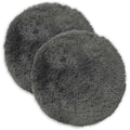 vidaXL Poszewka na poduszkę 2 pcs HEERLEN jasnoszary Ø 30 cm Fleece PV