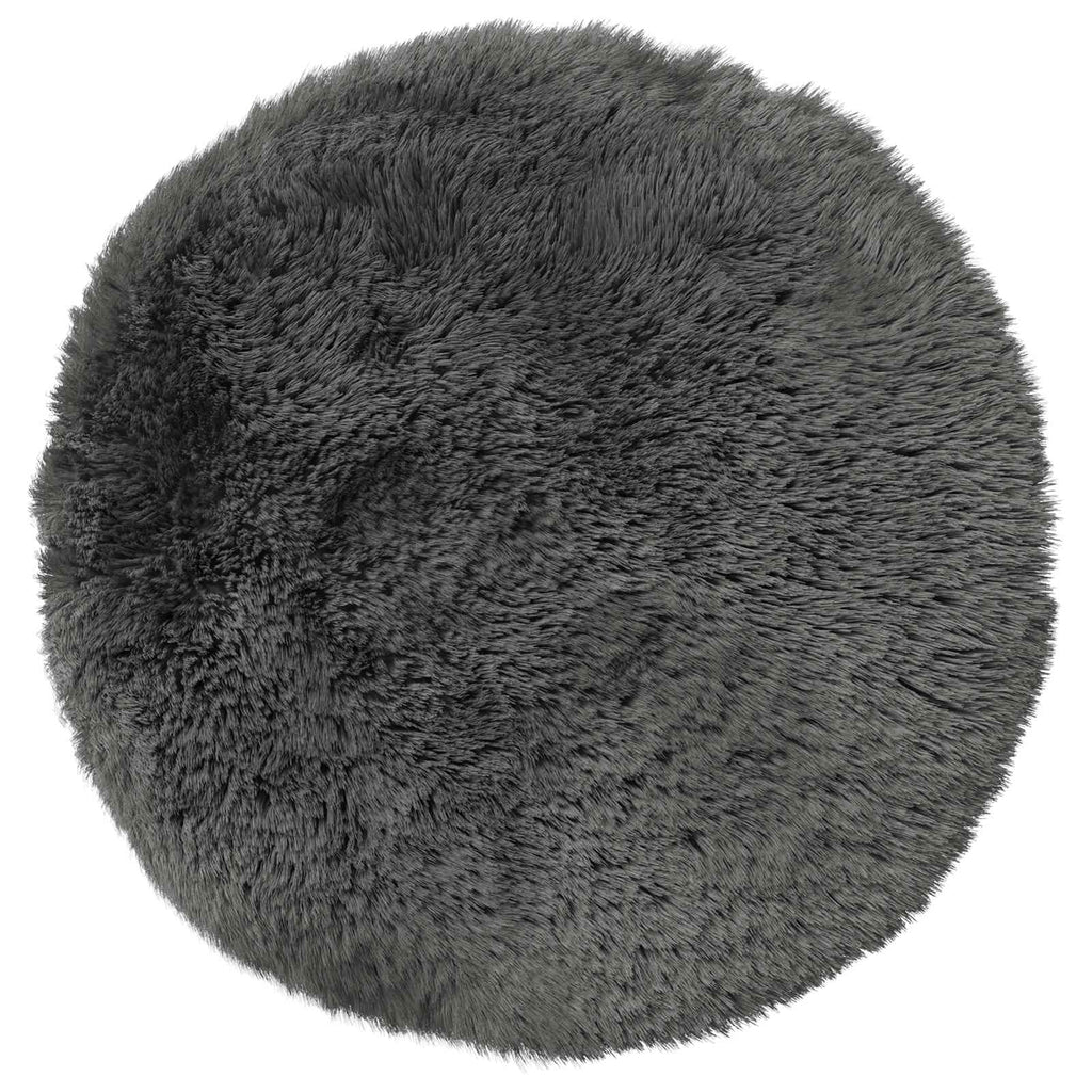 vidaXL Poszewka na poduszkę 2 pcs HEERLEN jasnoszary Ø 30 cm Fleece PV