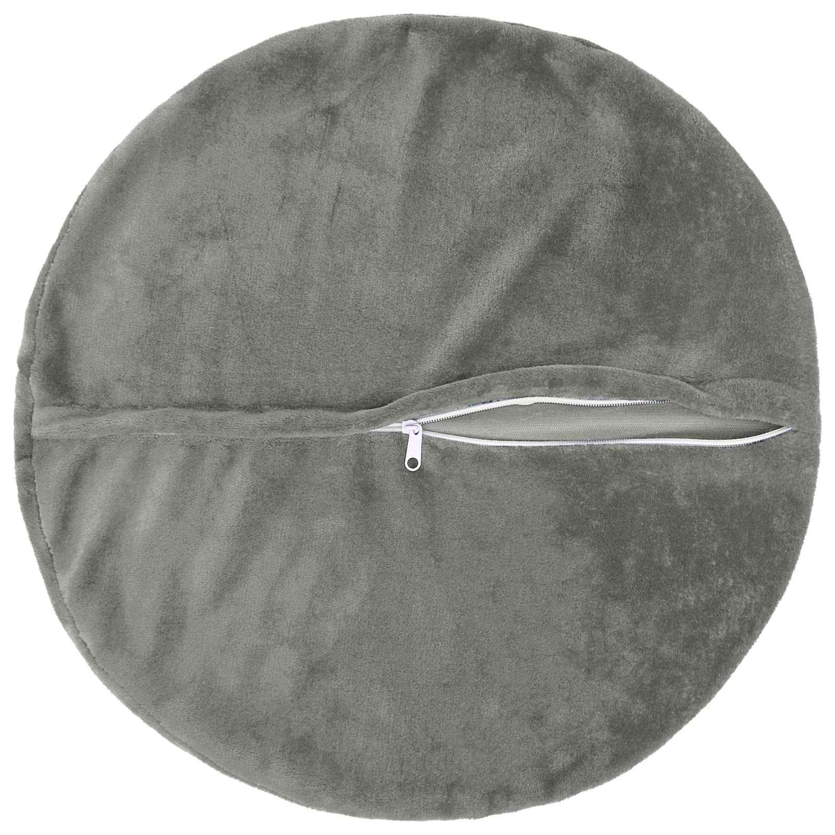 vidaXL Poszewka na poduszkę 6 pcs HEERLEN ciemnoszary Ø 30 cm Flanela