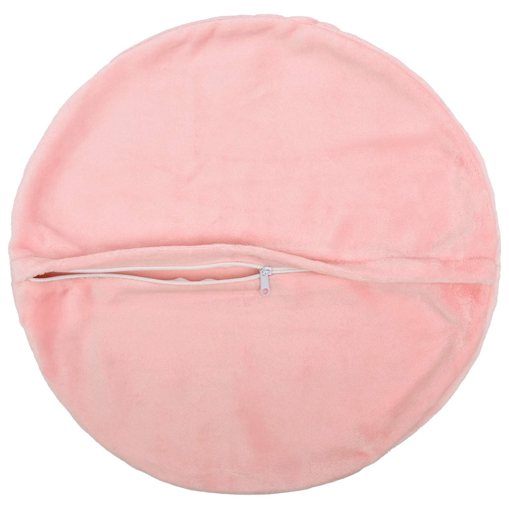 vidaXL Poszewka na poduszkę 2 pcs HEERLEN różowy Ø 30 cm Flanela