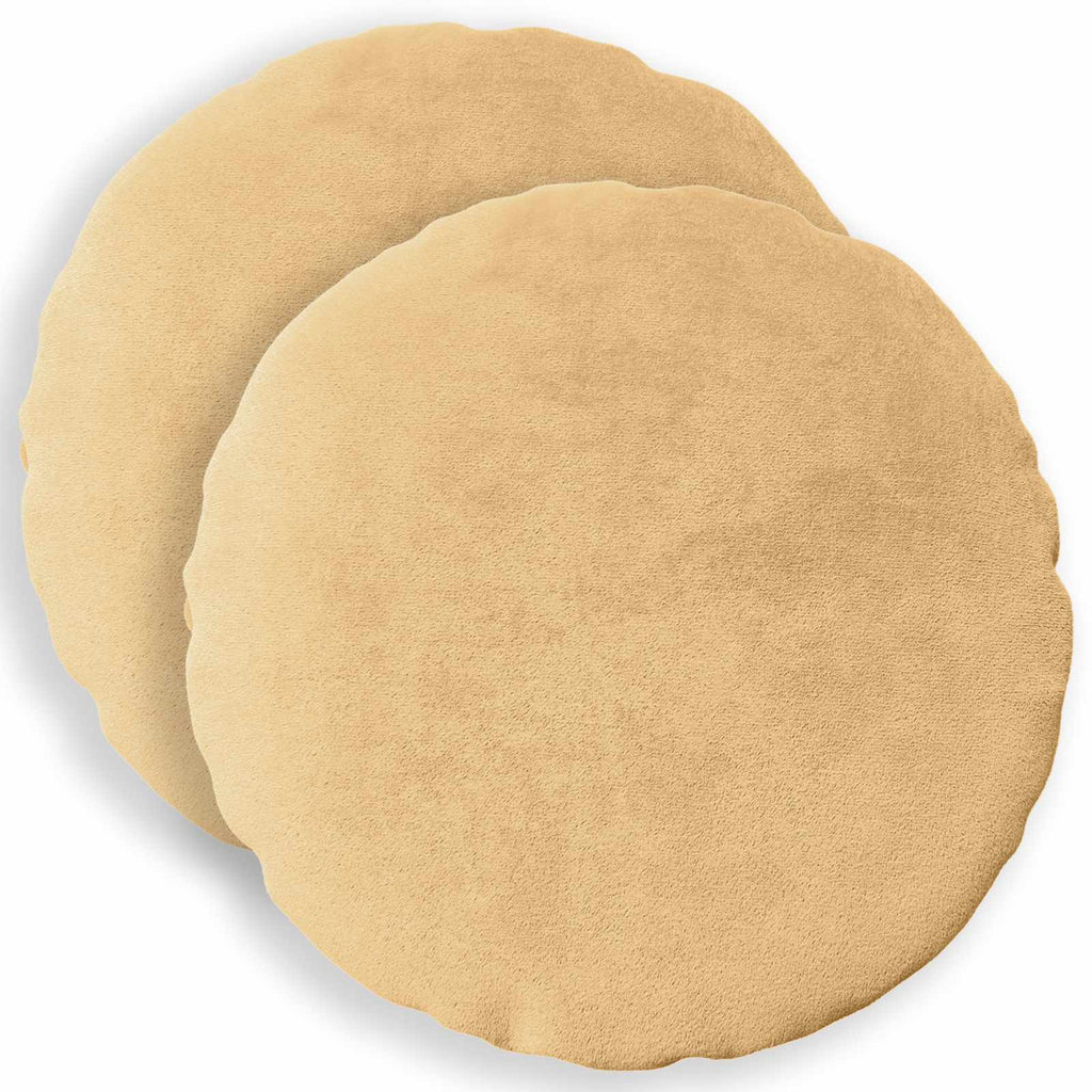 vidaXL Poszewka na poduszkę 2 pcs HEERLEN Ciemnoszary Ø 30 cm Flanela