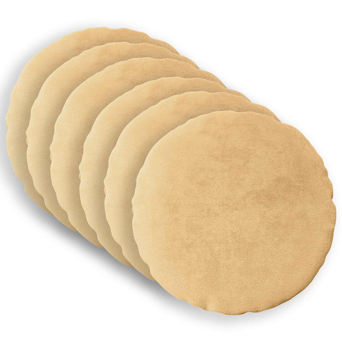 vidaXL Poszewka na poduszkę 6 pcs HEERLEN Ciemnoszary Ø 30 cm Flanela