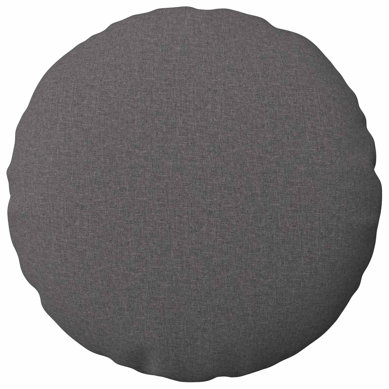 vidaXL Poszewka na poduszkę 2 szt. HEERLEN jasnoszary Ø 40 cm tkanina