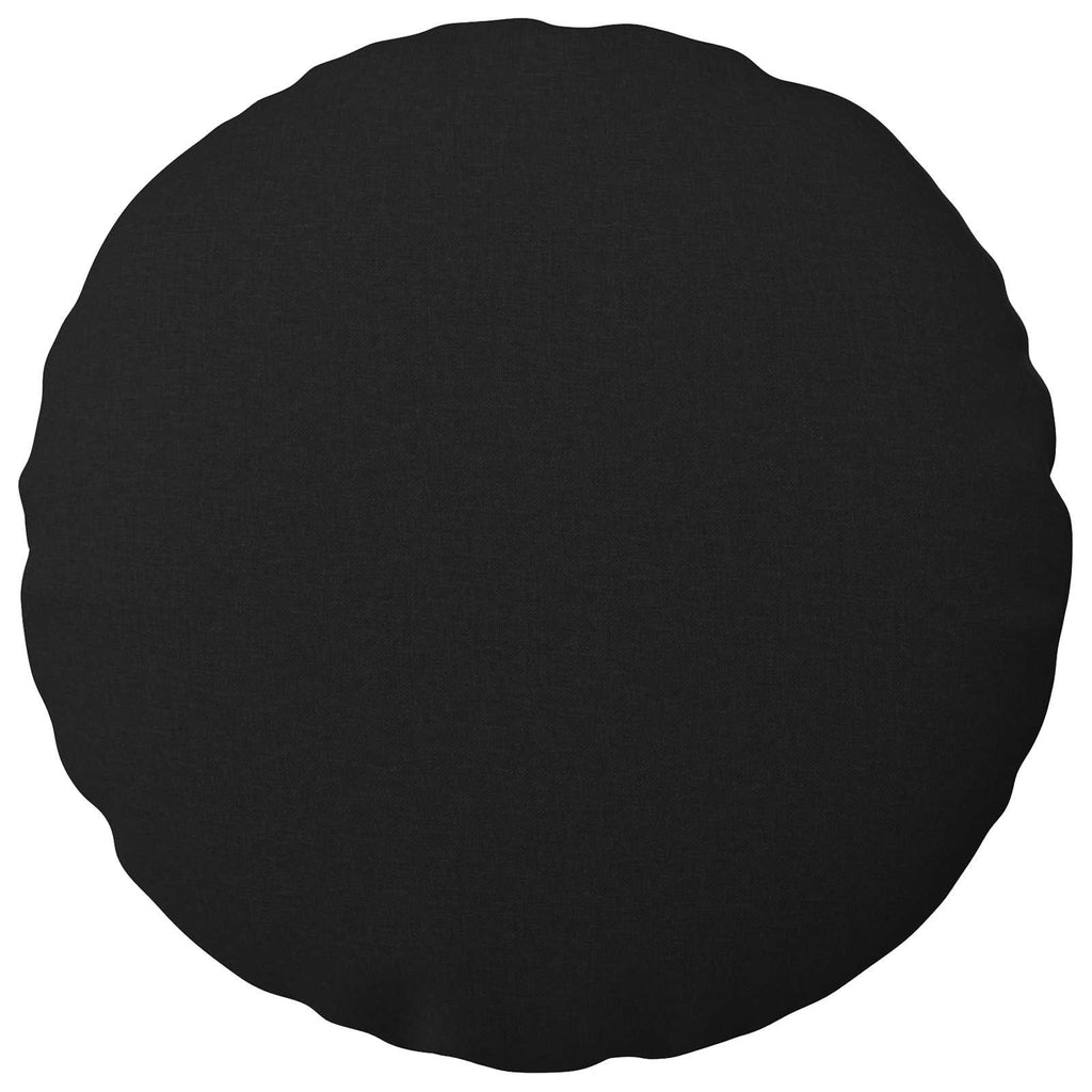 vidaXL Poszewka na poduszkę 2 szt. HEERLEN Czarny Ø 40 cm tkanina