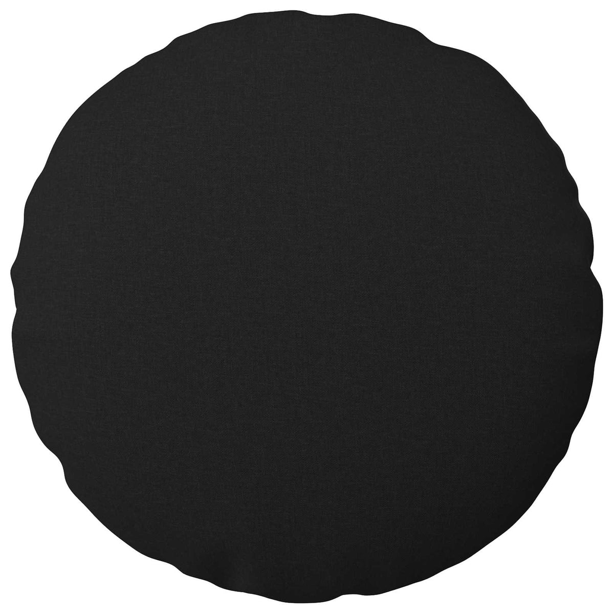 vidaXL Poszewka na poduszkę 2 szt. HEERLEN Czarny Ø 40 cm tkanina