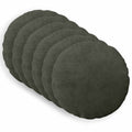 vidaXL Poszewka na poduszkę 6 pcs HEERLEN antracytowy Ø 40 cm sztruks