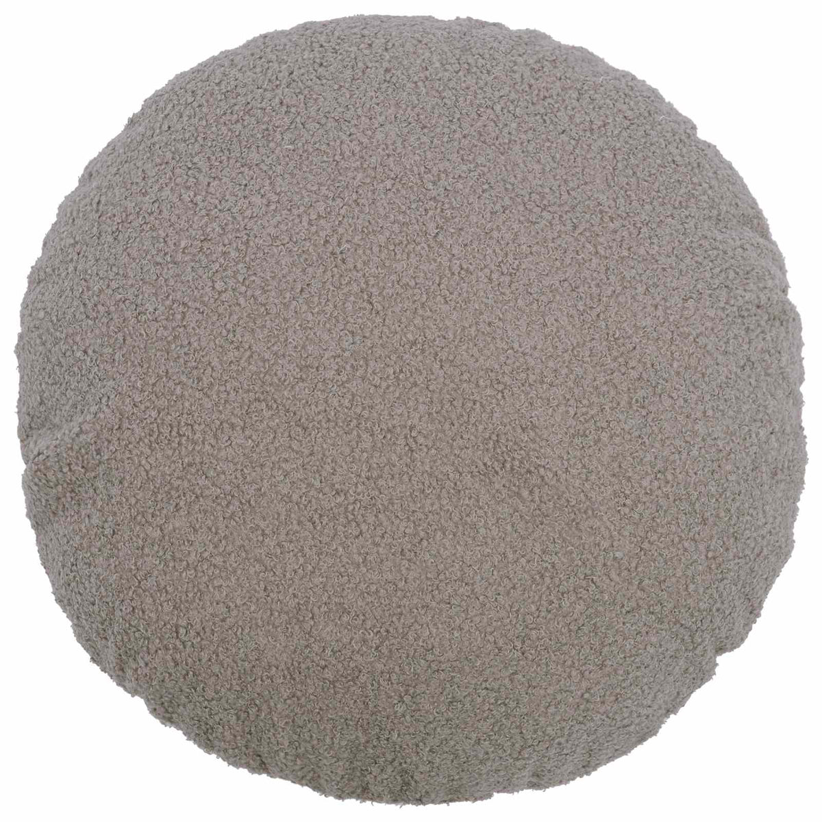 vidaXL Poszewka na poduszkę 2 pcs HEERLEN jasnoszary Ø 40 cm Bouclé