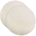 vidaXL Poszewka na poduszkę 2 pcs HEERLEN kremowy Ø 40 cm Bouclé