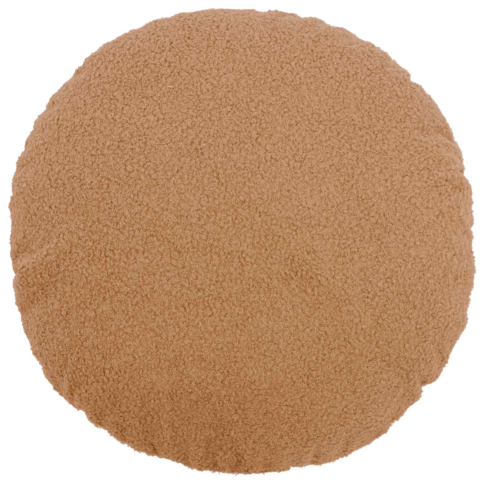 vidaXL Poszewka na poduszkę 2 pcs HEERLEN Beżowy Ø 40 cm Bouclé