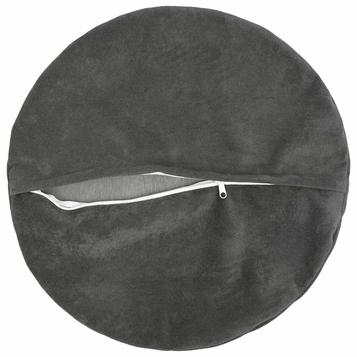 vidaXL Poszewka na poduszkę 6 pcs HEERLEN antracytowy Ø 40 cm